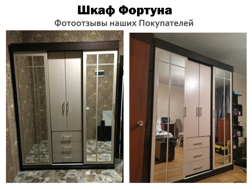 Отзывы покупателей о шкафе Фортуна Dekonte